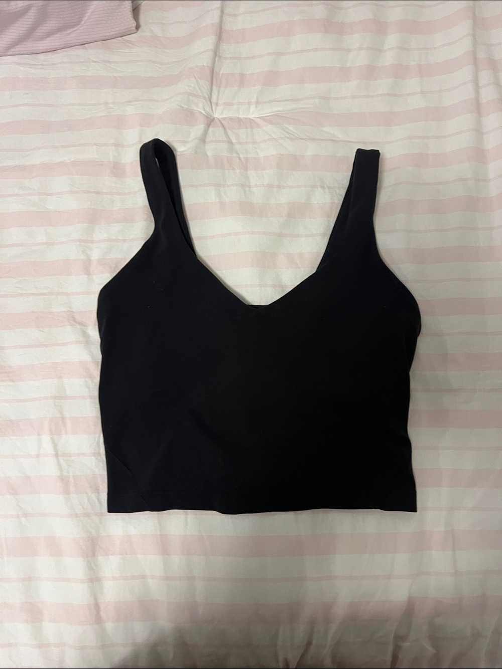 Black Lulu align tank